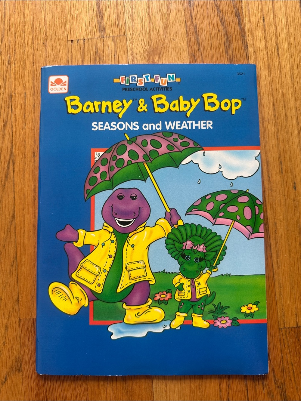 Vintage Barney & Baby Bop Coloring & Activity Books - Blue, Green, Purple - Picture 5 of 9